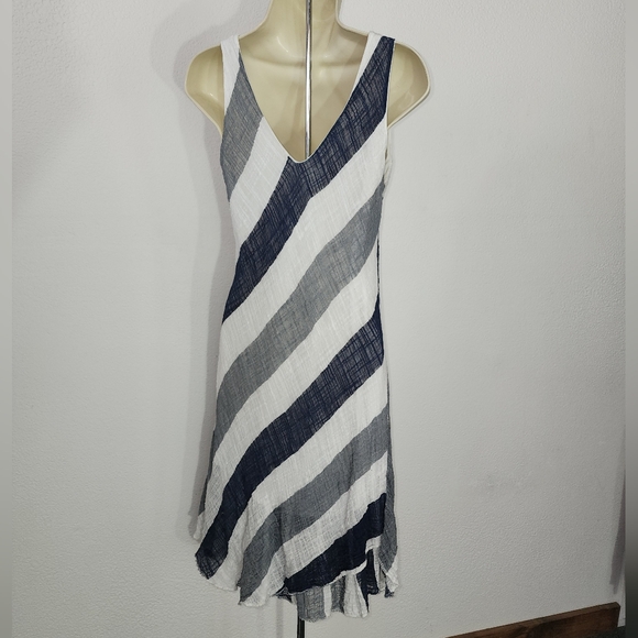 Charlie B Dress 100% Cotton Sleeveless White Size M - Picture 5 of 12
